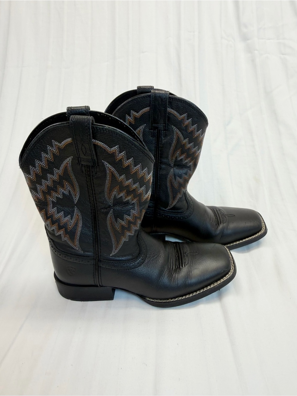 Ariat Youth Tycoon Western Cowboy Boot Bear Black (Style #10029627) Size 3